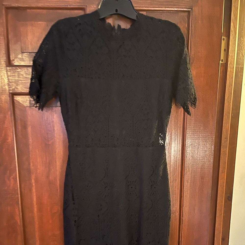 Black lace dress